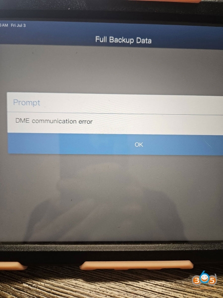 Yanhua ACDP2 BMW MEVD17.2 DME Communication Error Solution
