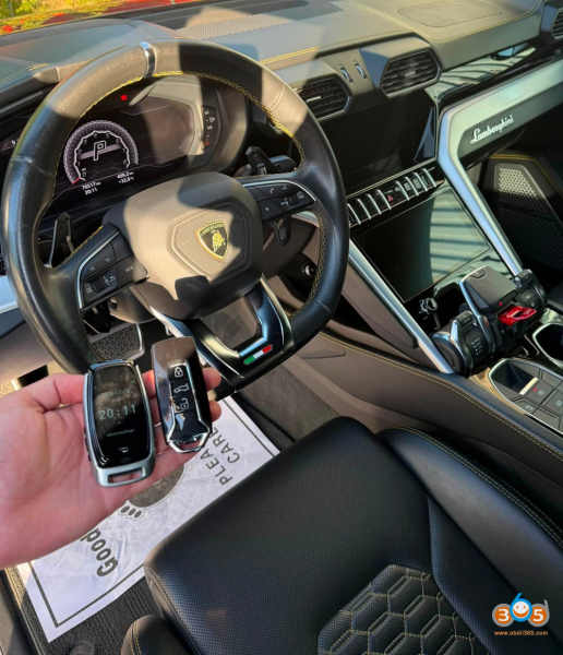 Add Lamborghini URUS MLB Key with Keydiy KD-MP + KD-X4