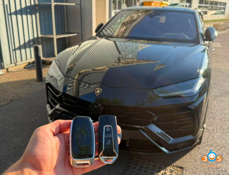 Add Lamborghini URUS MLB Key with Keydiy KD-MP + KD-X4