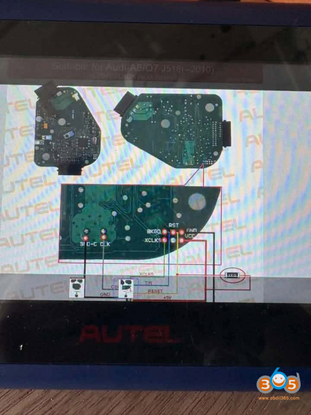 Autel IM508 XP400 Pro Failed to Read Audi J518 ELV Solution