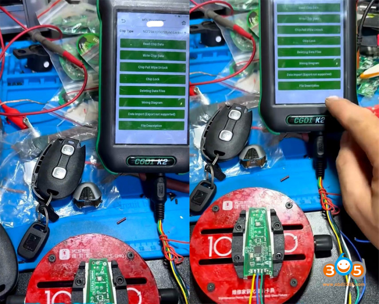 CGDI K2 Copy Vespa Motorcycle 4A Keyless Smart Key