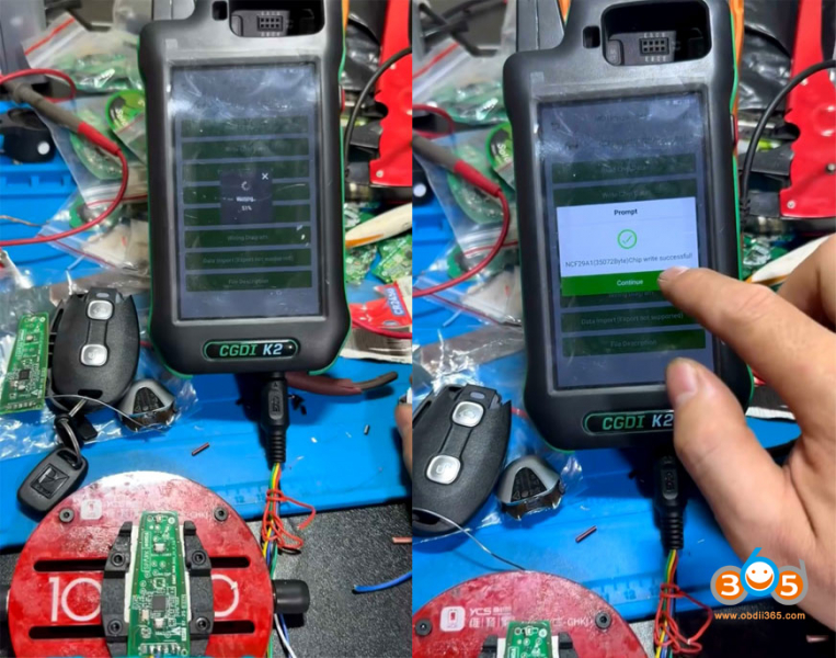 CGDI K2 Copy Vespa Motorcycle 4A Keyless Smart Key