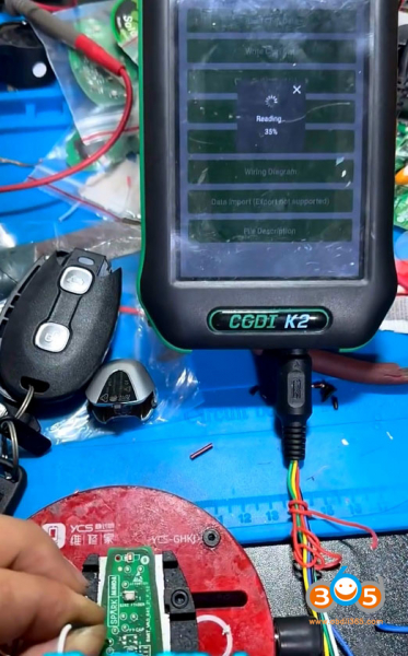 CGDI K2 Copy Vespa Motorcycle 4A Keyless Smart Key