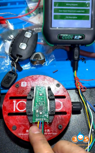 CGDI K2 Copy Vespa Motorcycle 4A Keyless Smart Key