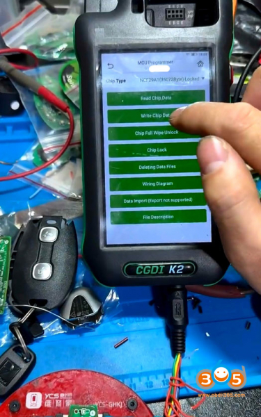 CGDI K2 Copy Vespa Motorcycle 4A Keyless Smart Key