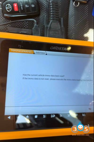 How to Add 2024 Toyota Tacoma Smart Key with OBDSTAR G3?