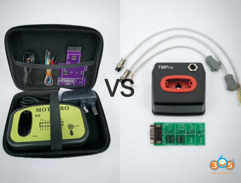 MTPro MOTOPro and TMPRO2 Motorcycle Key Programmer Comparison