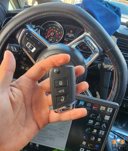 Program VW Golf MQB2 All Keys Lost with Xhorse + Autel Tools