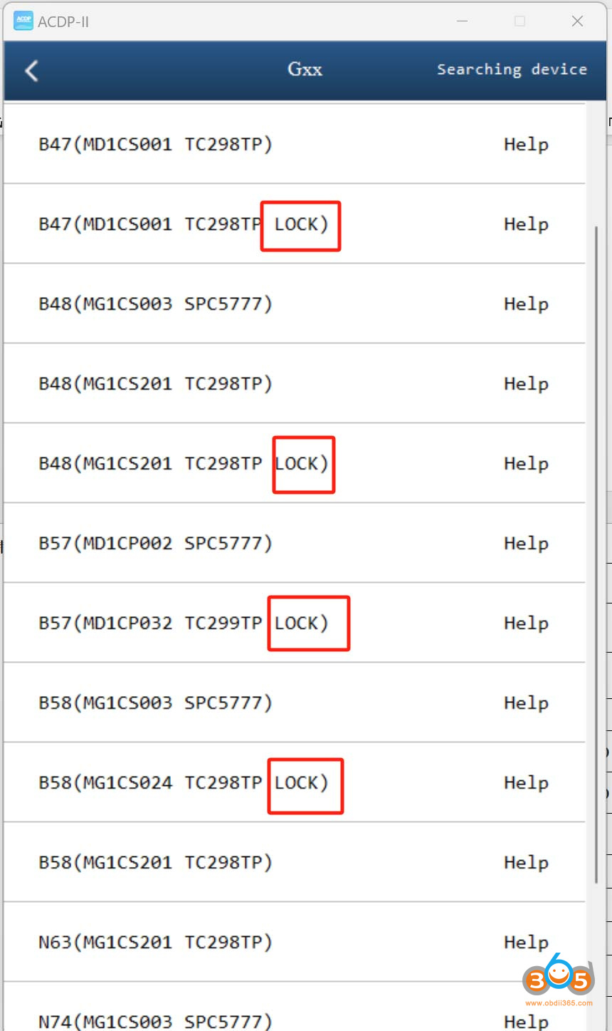 Yanhua ACDP MG1CS003 Entering Safe Mode Error 5