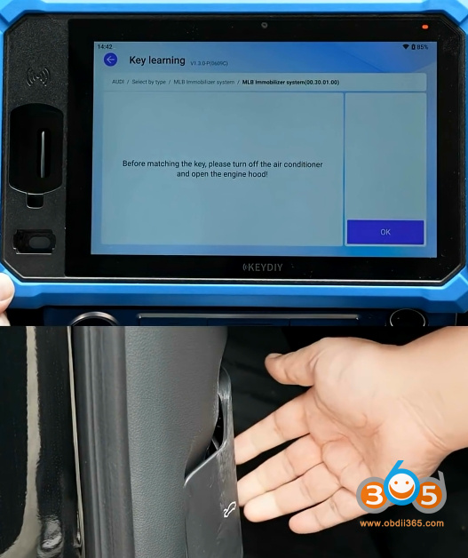 Add Audi Q7 Mlb Key With Keydiy Kd X6 11