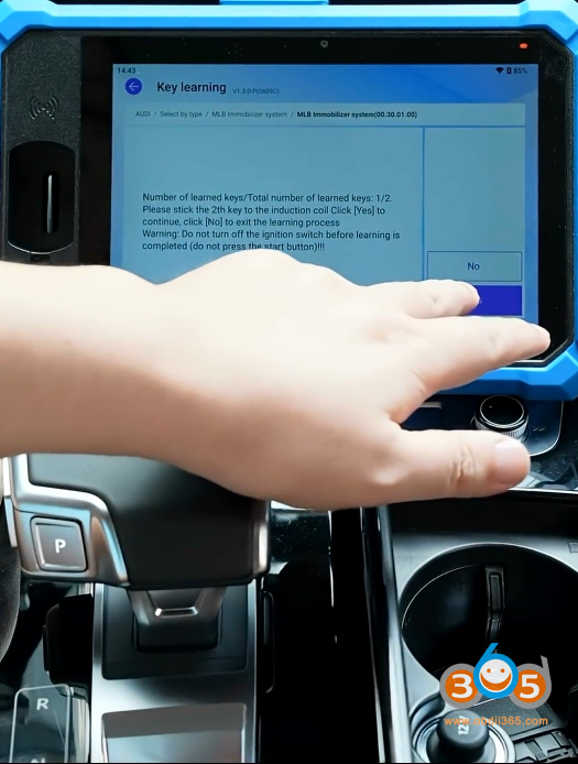 Add Audi Q7 Mlb Key With Keydiy Kd X6 12