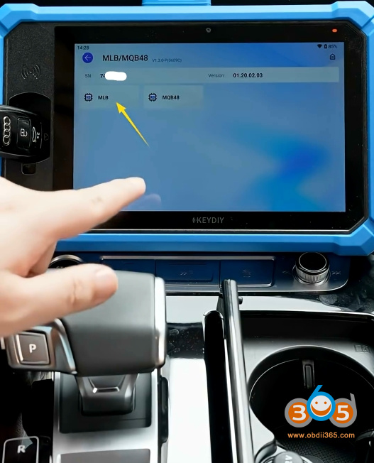 Add Audi Q7 Mlb Key With Keydiy Kd X6 2