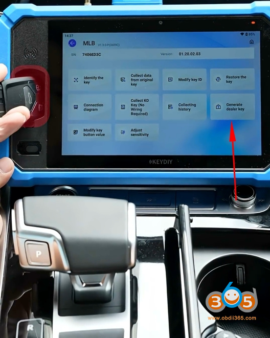 Add Audi Q7 Mlb Key With Keydiy Kd X6 9