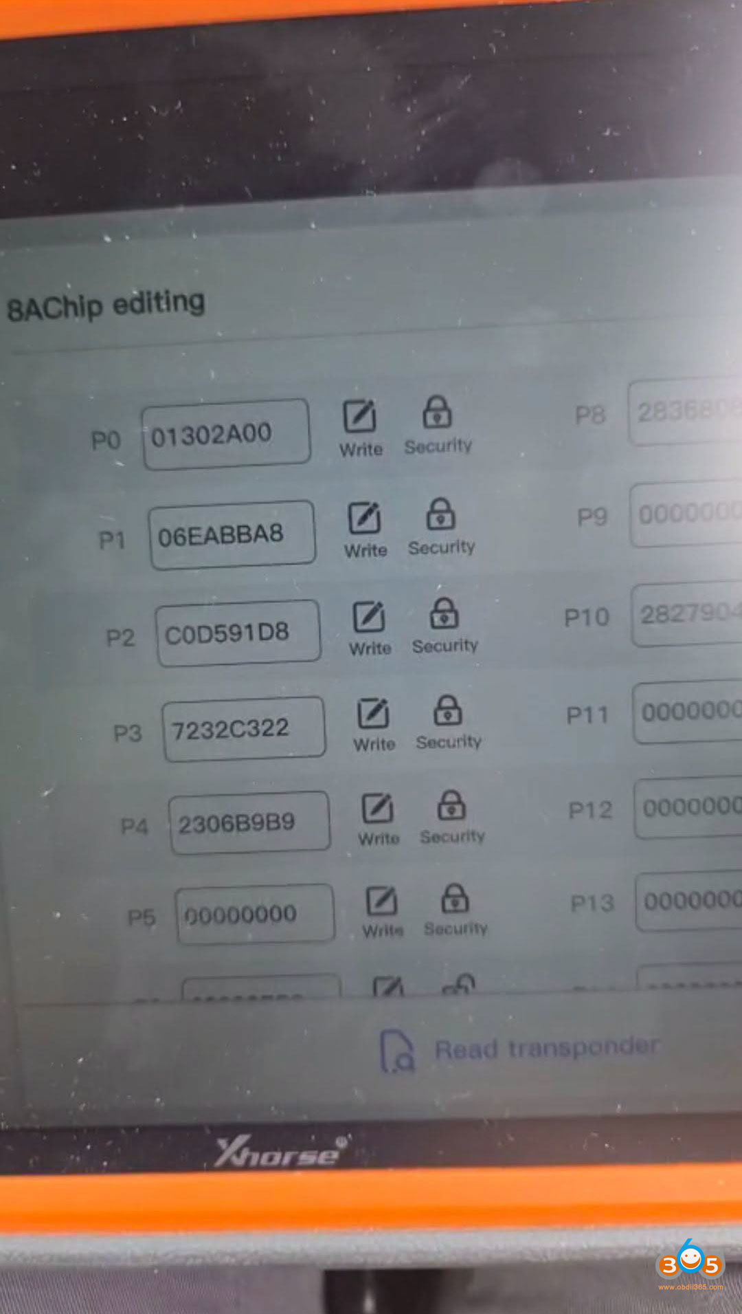Toyota 8A B9 KEY 2