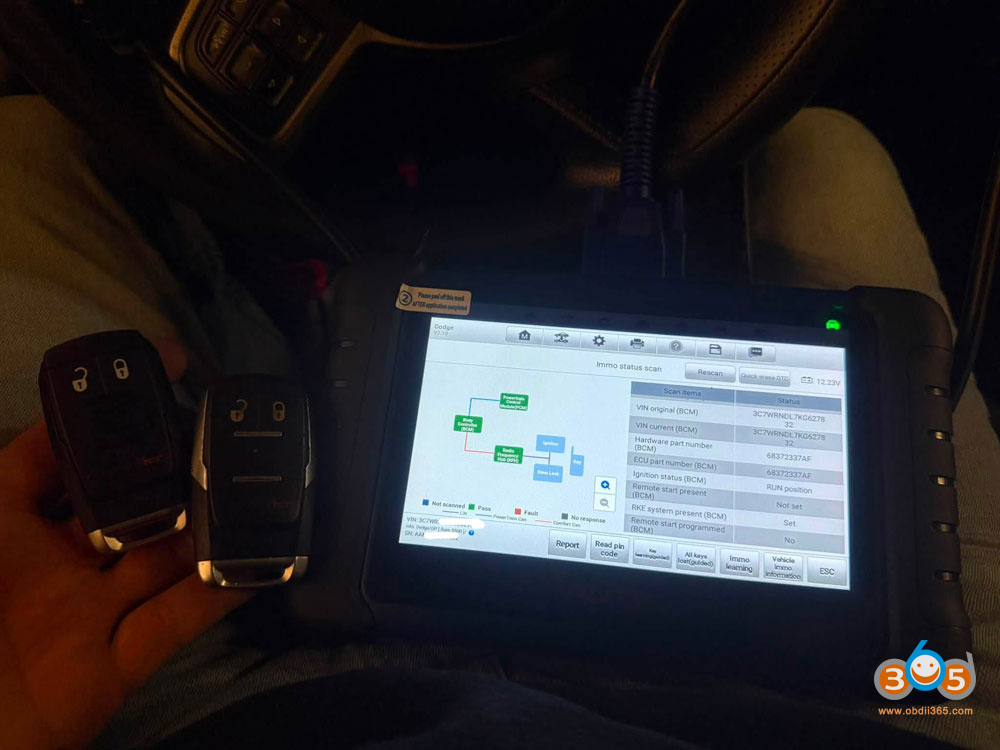 Autel Im508 Add 2019 RAM 5500 Key 2