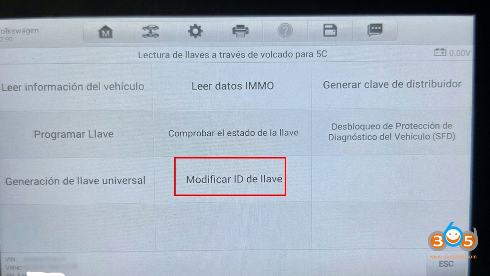 Autel Im608 Modify Mqb49 5c Key Id