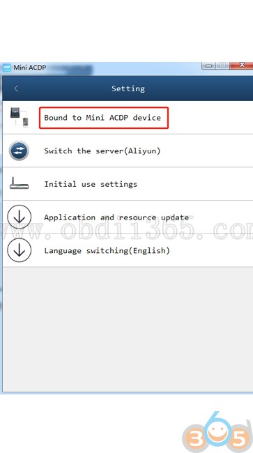 connect-yanhua-mini-acdp-to-pc-7
