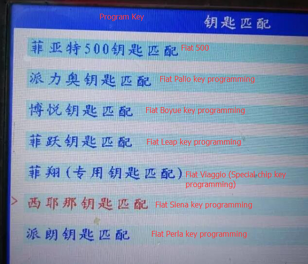 select-siena-key-programming