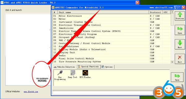 fvdi2-mitsubishi-software