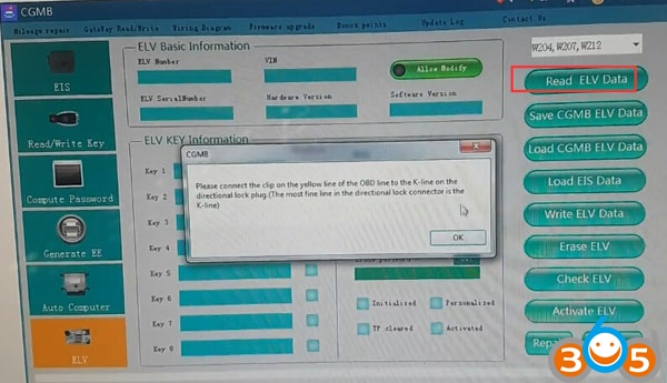 cgdi-mb-reset-used-w204-elv-5