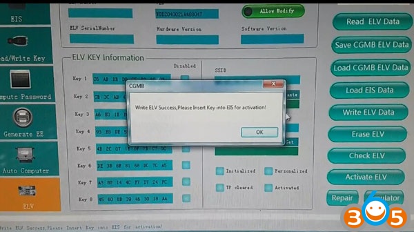 cgdi-mb-reset-used-w204-elv-9