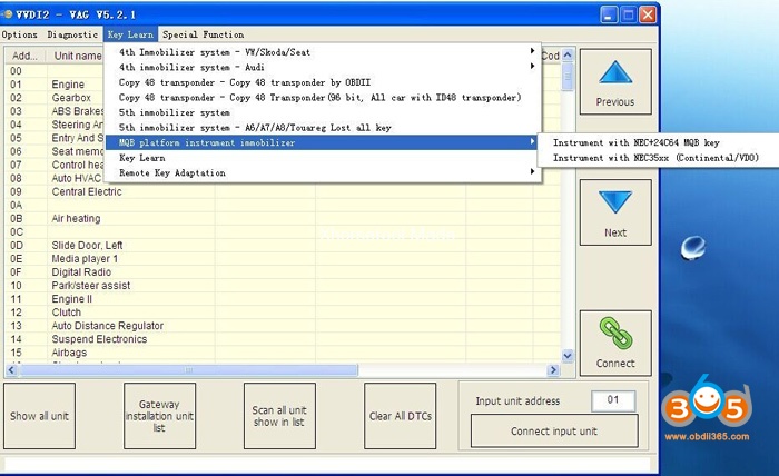 Vvdi2 Vag Mqb Immobilizer