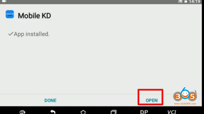 Setup Mobile Kd In Obdstar Pro4 08