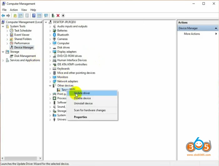 Install Tango Sofware Win10 10