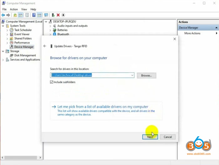Install Tango Sofware Win10 11