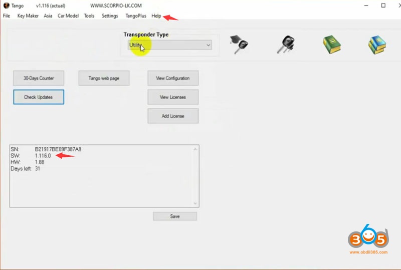 Install Tango Sofware Win10 17