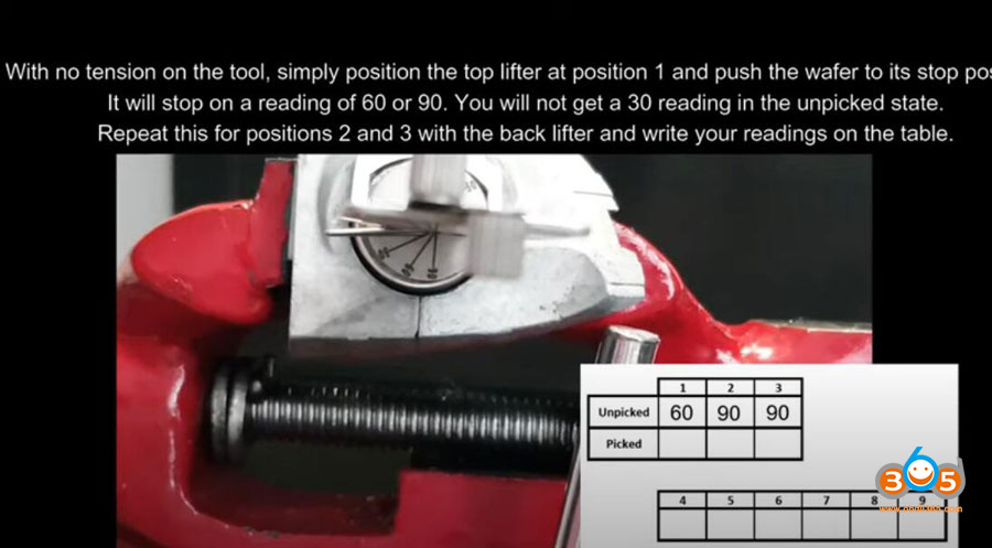 Lishi Decode Hu162t 9cuts 3