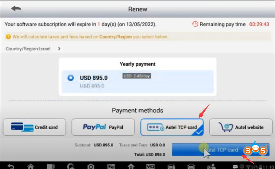 Renew Autel Im608 5