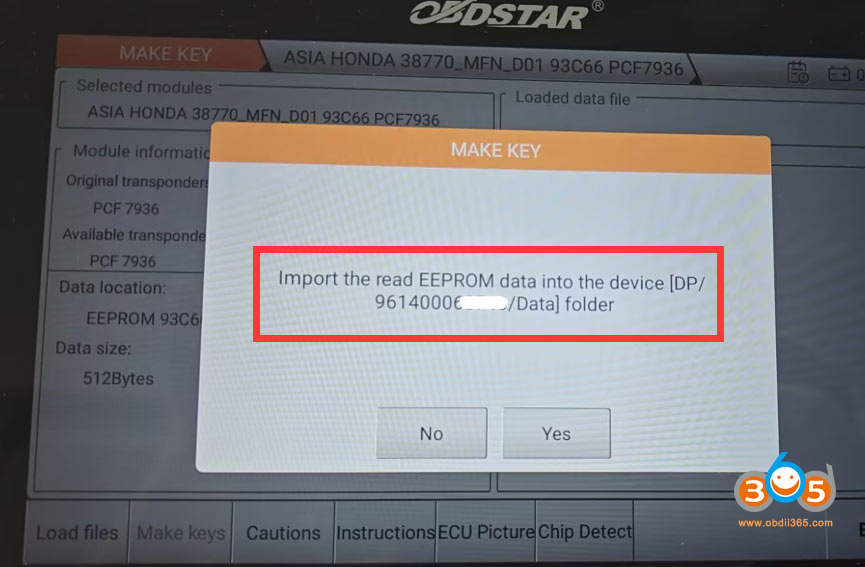 Obdstar Program Cbr1000rr Honda Motorcycle Key 6