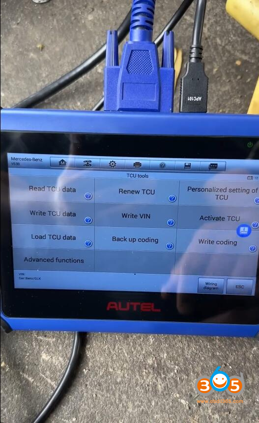 Autel Im508 Clone Benz Tcm With Godiag Gt107 0