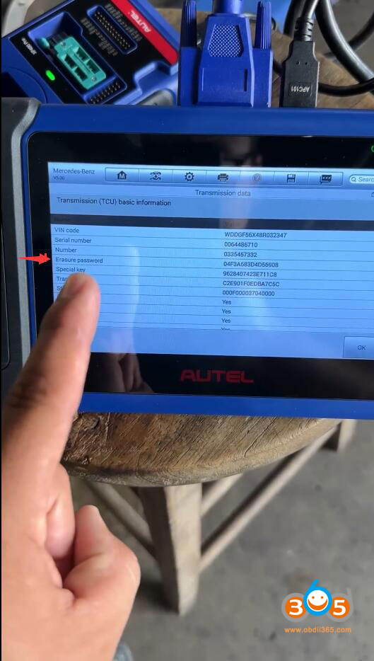 Autel Im508 Clone Benz Tcm With Godiag Gt107 12