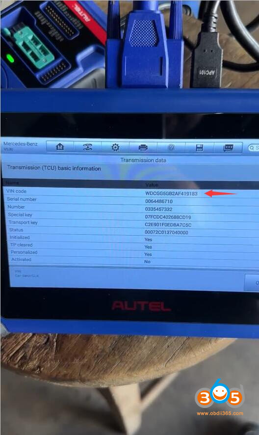 Autel Im508 Clone Benz Tcm With Godiag Gt107 21