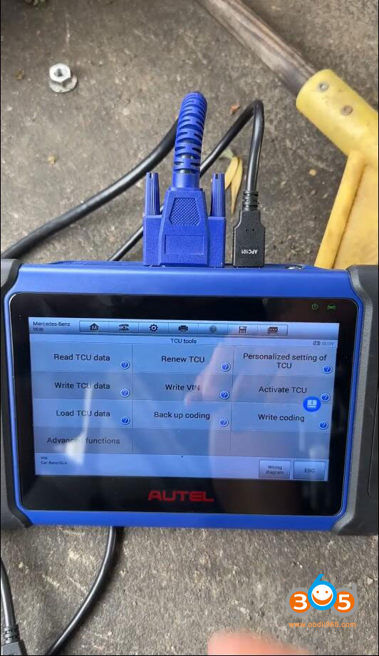 Autel Im508 Clone Benz Tcm With Godiag Gt107 3