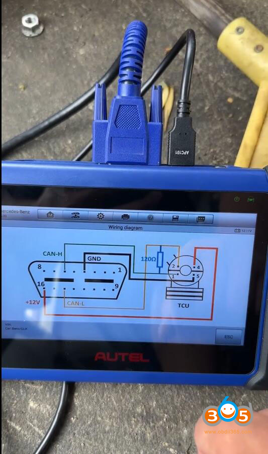 Autel Im508 Clone Benz Tcm With Godiag Gt107 4