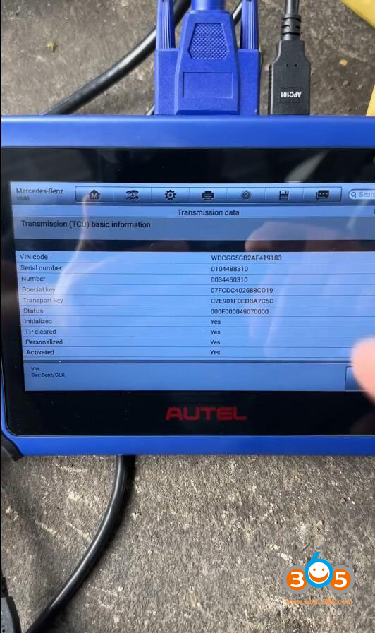 Autel Im508 Clone Benz Tcm With Godiag Gt107 6