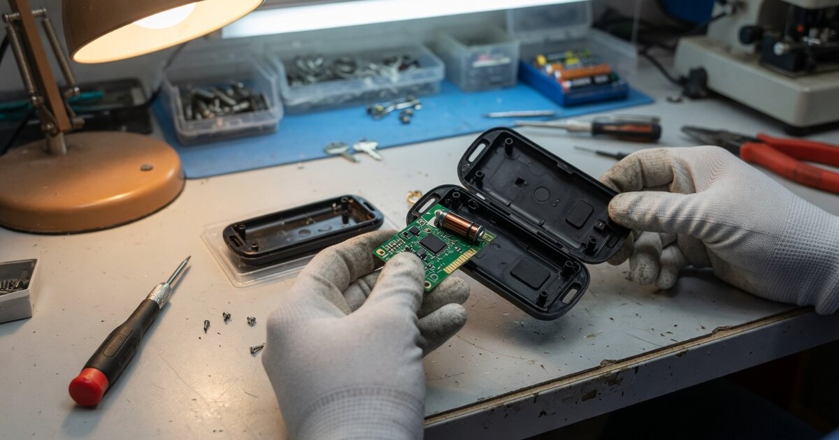 Illustration for Can You Move an Original Key-Fob Board and Transponder Into a New Shell Without Programming?