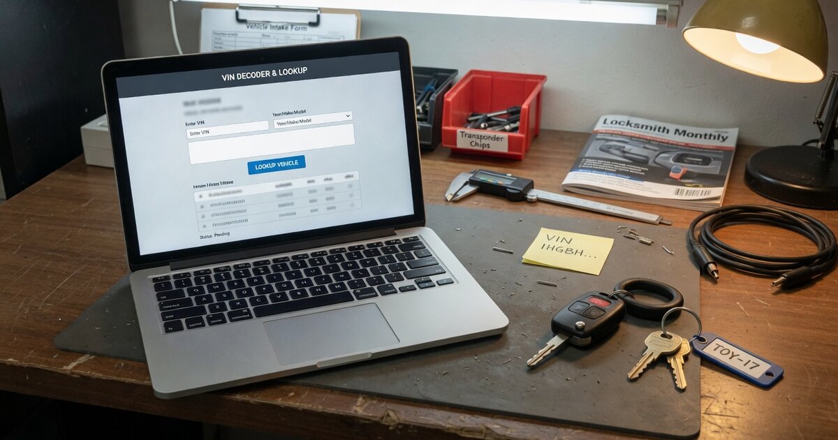 Illustration for VIN Decoder: What It Reveals for Key Codes and Replacement Fobs