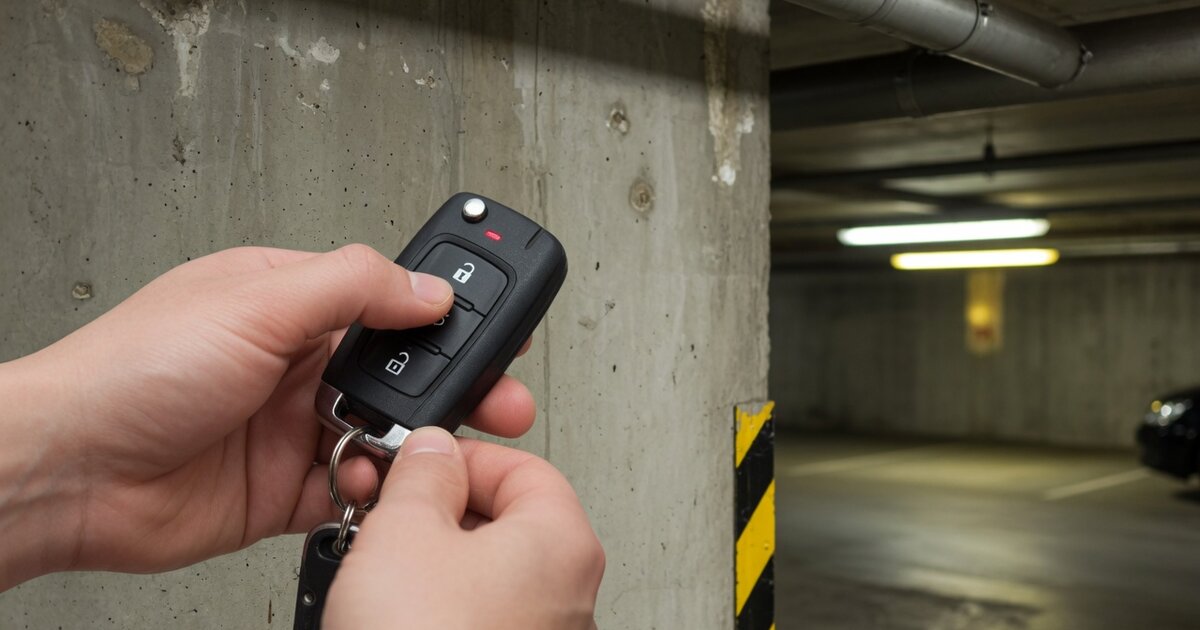 Illustration for Why a Key Fob Works at Home but Fails in One Parking Lot or Near One Building