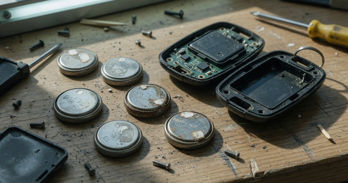 Illustration for Why a New Key-Fob Battery Dies in Weeks or Months